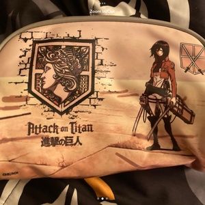 Mikasa makeup pouch from hot topic